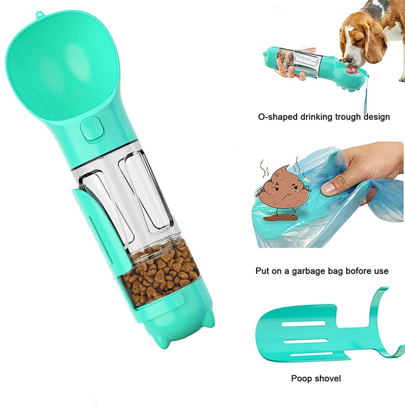 Pet Portable Water Bottle,Food Dispenser,Leak Proof