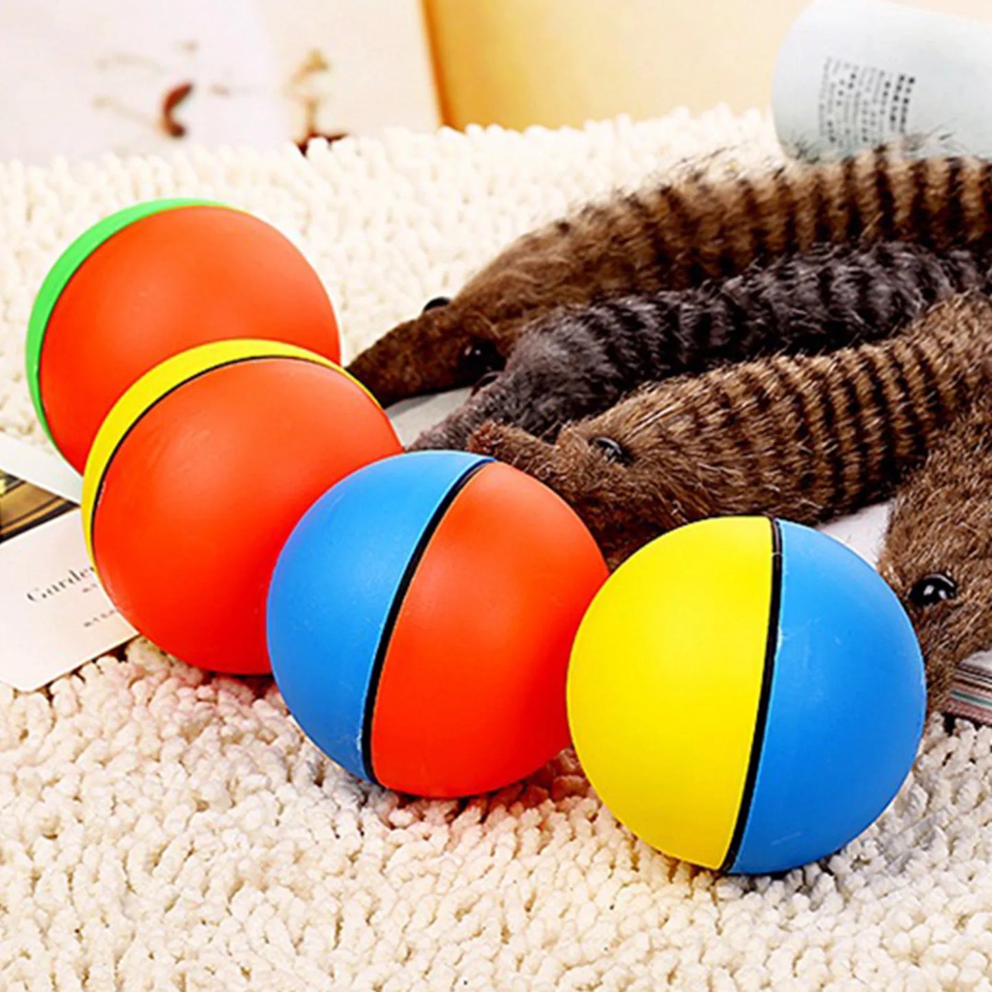 Pet Ball Toy Dog Weasel Motorized Funny Rolling Ball Cat Chasing Jump Toys for Pets Kids Chaser Jumping Moving Toy Drop Shipping