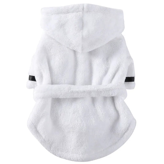 Pet Dog Bathrobe Dog Pajamas Sleeping Clothes Soft Pet Bath Drying Towel Clothes for for Puppy Dogs Cats Pet Accessories