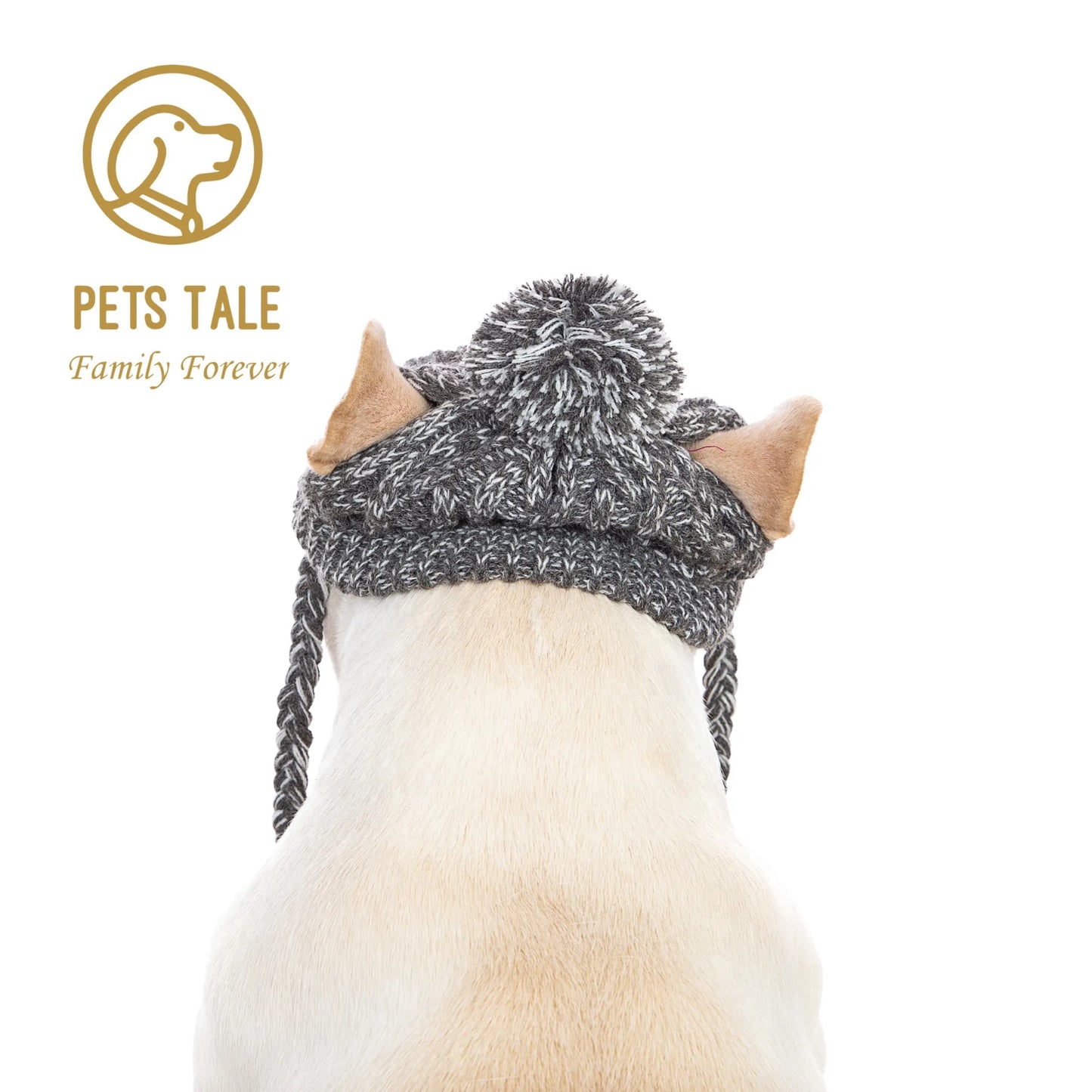 Winter Soft Dog Hats, Warm Pet Dog Knitted Hat, Windproof Knitting Dog Hat