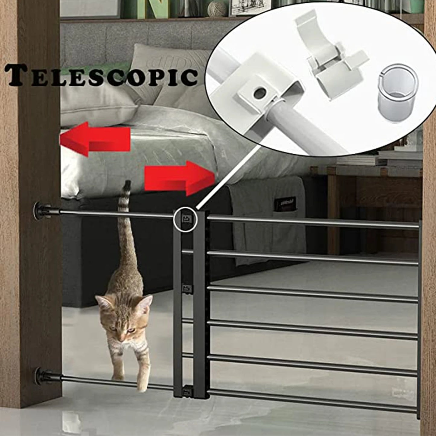 Pet Railing Isolation Door Cat Dog Fence Indoor