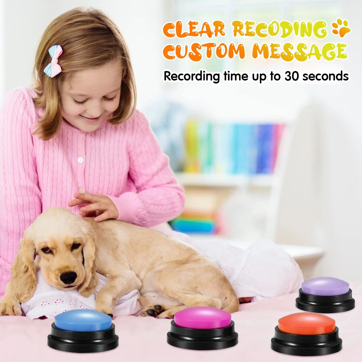 Voice Recording Button, Communication, Pet Training