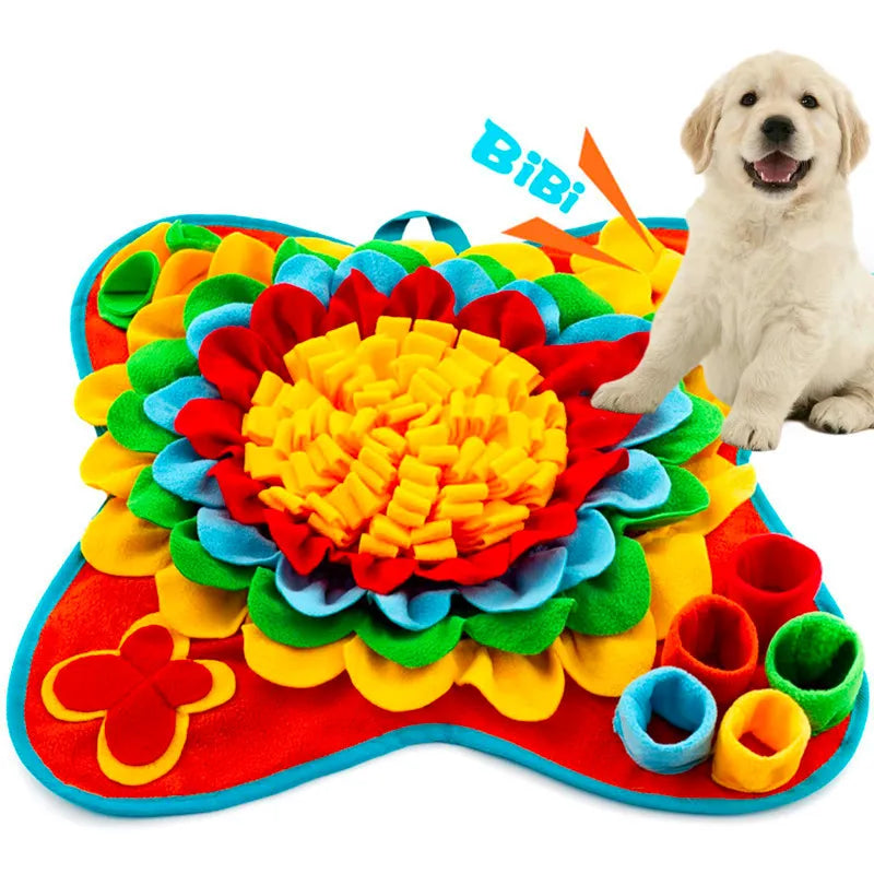 Pet Dog Snuffle Mat 
Slow Food Feeding 
 Washable