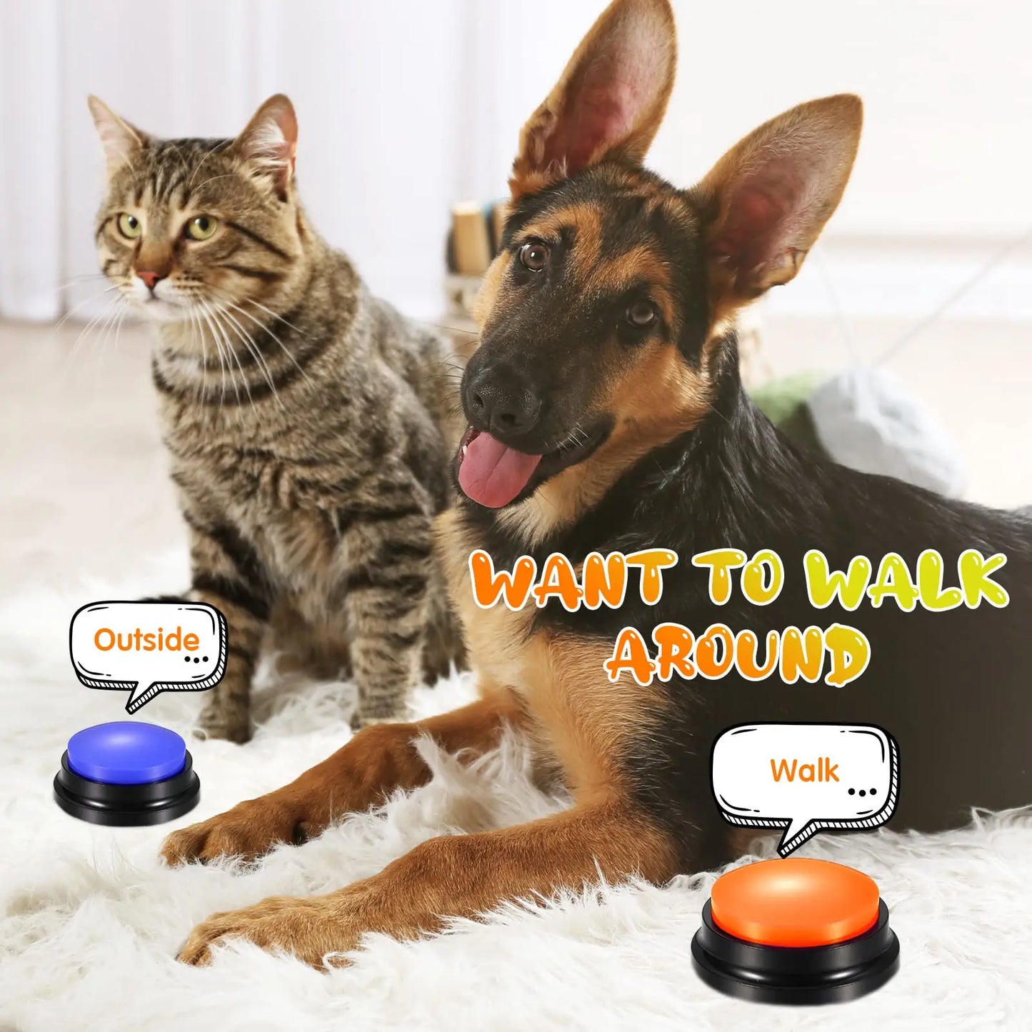 Voice Recording Button, Communication, Pet Training