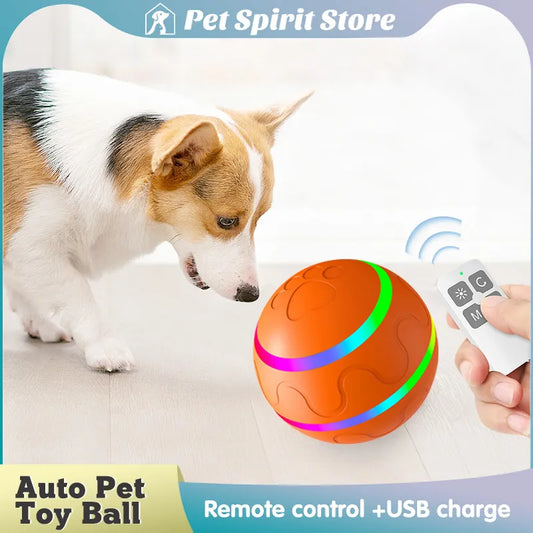 Smart Toy Ball Dog Cat Usb Rechargeable Funny Rolling Ball Electric Automatic Rotation Jumping Play Interactive Pet Supplies