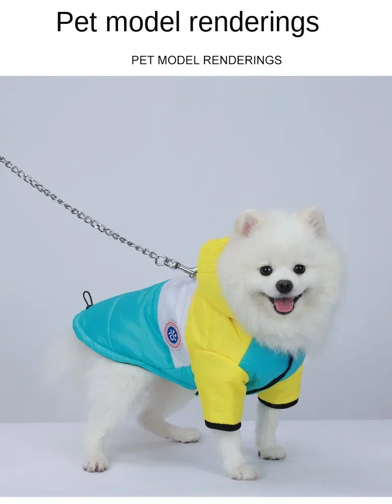 Dog Winter Pet Cotton Jacket Outfit Warm pet Clothes Puppy Coat For Small Medium Dogs Cats Chihuahua Bulldog Maltese Clothing