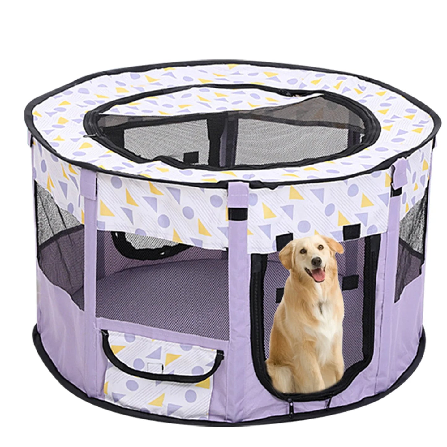 Cat And Dog Playpen Oxford Fabric ,Mesh