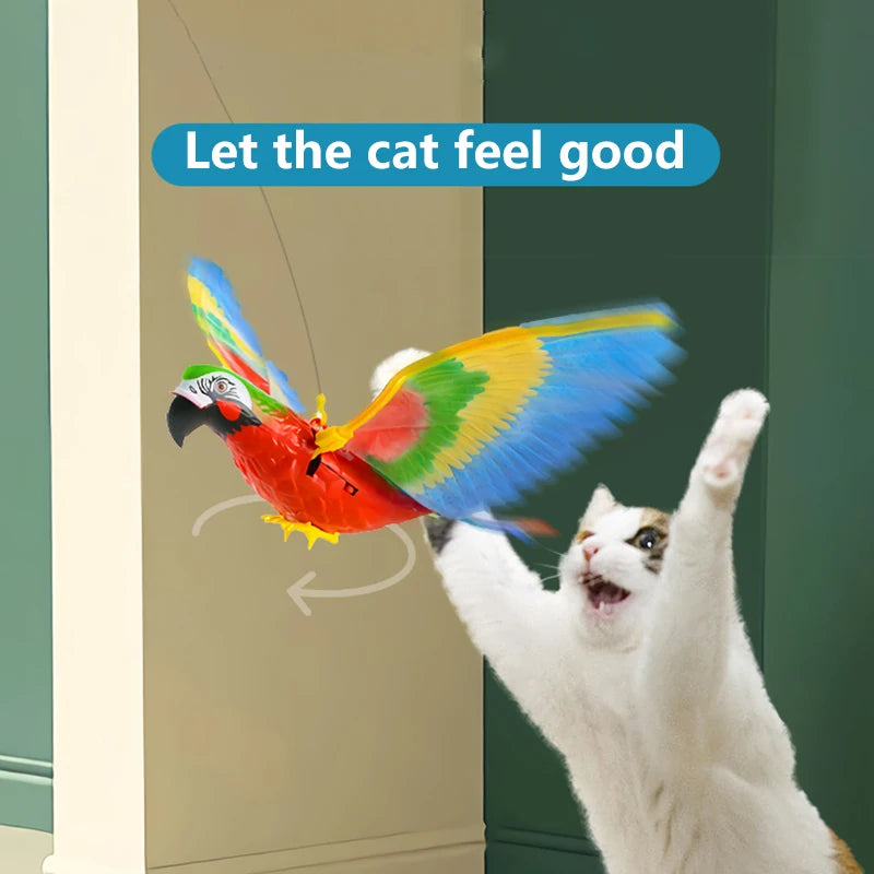 Cat Interactive Electric Hanging Eagle Flying Bird